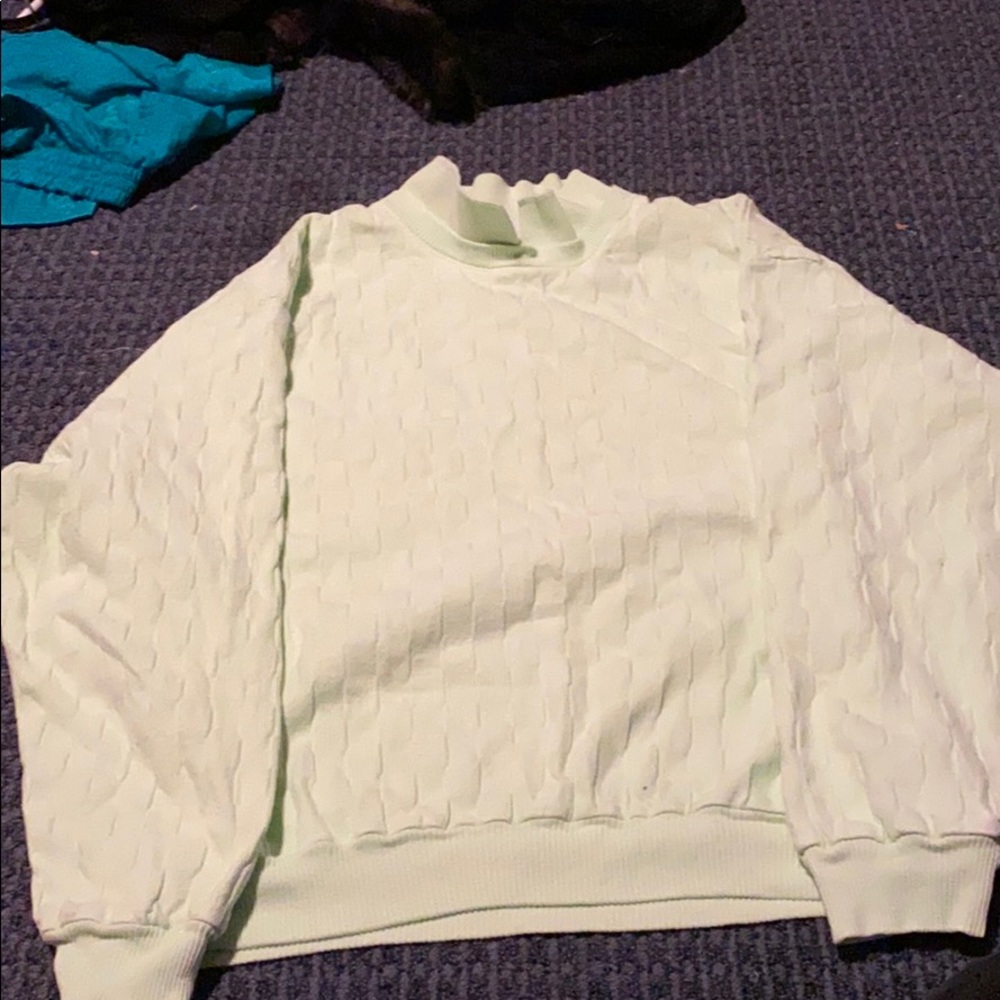 Green sweater